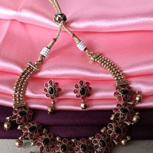 Floral Design Kemp Stone Necklace Set