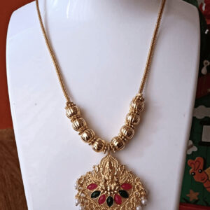 Simple Pendant With Laxmi Deisgn
